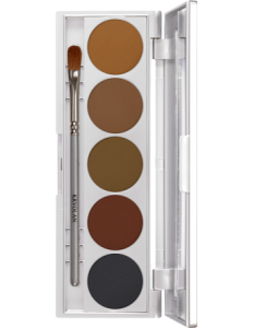 KRYOLAN SHADES 5 COLORS CAIRO PALETA 5 CIENI DO POWIEK