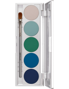 KRYOLAN SHADES 5 COLORS DUBLIN PALETA 5 CIENI DO POWIEK