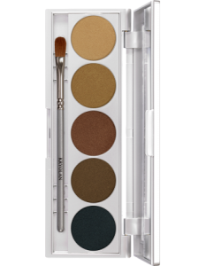 KRYOLAN SHADES 5 COLORS SANTIAGO PALETA 5 CIENI DO POWIEK