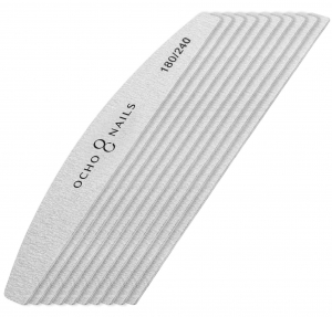 OCHO NAILS PILNIK POŁSIĘŻYC 180/240 - OPAKOWANIE 10 SZTUK