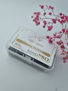 GOOD MANI NAKŁADKI ŚCIERNE OPASKI CZARNE NA MANDREL 100szt