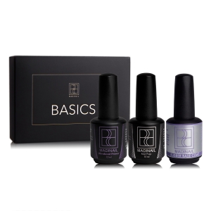 MADINAIL BASIC GIFT SET ZESTAW 3 PODSTWOWYCH PRODUKTÓW DO STYLIZACJI PAZNOKCI