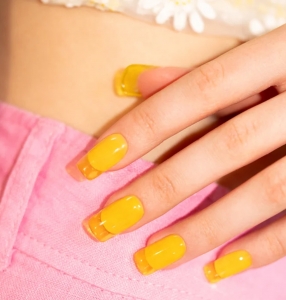 GEL POLISH UV LED SEMI TRANSPARENT GLASS TOP