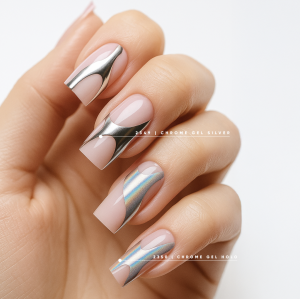 MISTERO MILANO METALICZNY PAINT GEL CHROME SILVER