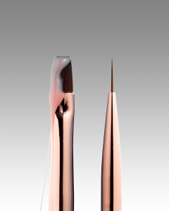 DARK BY RIOR PODWOJNY PEDZELEK BRUSH LINER 11mm & FLAT BRUSH 9mm