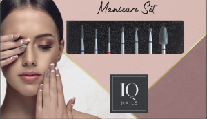 IQ NAILS MAXI DIAMENTOWY - ZESTAW 7 FREZÓW DIAMENTOWYCH DO USUWANIA SKÓREK (IQN ZESTAW MANI 7)