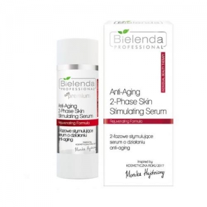 BIELENDA 2-FAZOWE STYMULUJĄCE SERUM O DZIAŁANIU ANTI-AGING