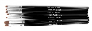 NEONAIL BRUSH NATURAL 7 BRUSHES SET KOMPLET 7 PĘDZELKÓW NATURALNYCH