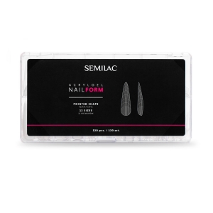 SEMILAC ACRYLGEL NAIL FORM POINTED 120SZT.