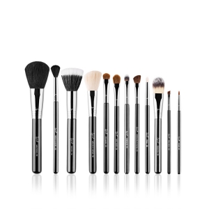 SIGMA BEAUTY ESSENTIAL KIT CHROME FERRULE ZESTAW PĘDZLI DO MAKIJAŻU