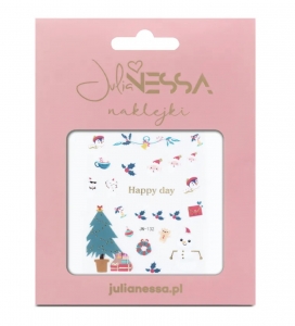 JULIA NESSA NAKLEJKI NA PAZNOKCIE - HAPPY DAY JN-132