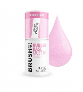 BRUSH UP! BAZA HYBRYDOWA DO PAZNOKCI RUBBER BASE PINKY PROMISE 5G