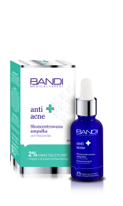 BANDI MEDICAL ANTI-ACNE SKONCENTROWANA AMPUŁKA ANTYTRĄDZIKOWA 30ml 