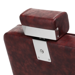 Hair System fotel barberski BM88066 bordowy  (150111)