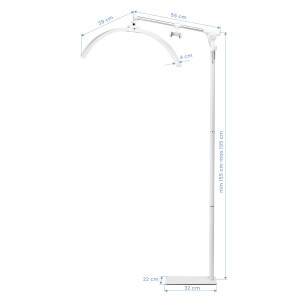 Lampa zabiegowa do rzęs GLOW biała  (152217)