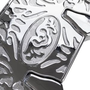 Gabbiano fotel barberski President Zielony z chromowaną ramą (153446)