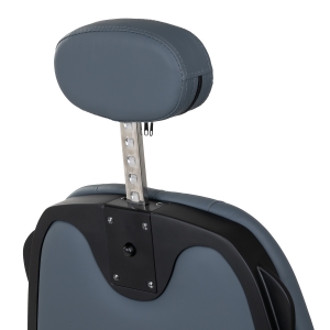 Gabbiano Fotel barberski Francesco grafitowy z czarną ramą (153412)