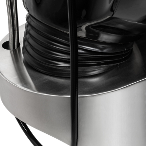 Gabbiano Myjnia fryzjerska Sylvia z elektrycznym podnóżkiem i masażem czarna (153418)