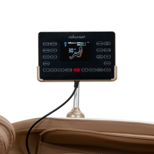 Sakura fotel masujący Luxury 808 biało beżowy (154184)