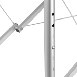 Balance stół składany do masażu aluminiowy 2 segmentowe róż (155282)