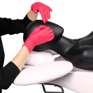 Fotel zabiegowy do rzęs Ivette różowy (133145)