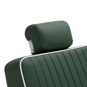 Gabbiano fotel barberski Visionerio zielony chrom rama  (155243)