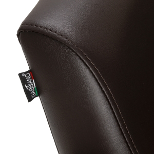 Gabbiano fotel fryzjerski Lucca Brązowy czarna podstawa  (154154)