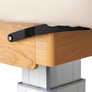 Leżanka SPA Sillon Comfort kremowa z jasnobrązową podstawą (154687)