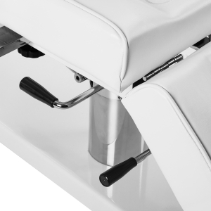 Fotel kosmetyczny hydrauliczny Sillon A 210DH z kołyską biały  (154692)