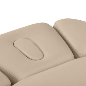 Leżanka SPA Sillon Relax beżowa z czarną podstawą (156146)