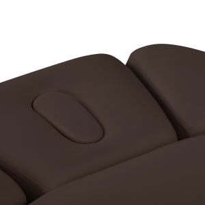 Leżanka SPA Sillon Relax brązowa ciemna z czarną podstawą (156147)