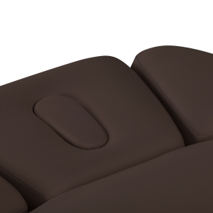 Leżanka SPA Sillon Relax brązowa ciemna z jasnobrązową podstawą (156152)