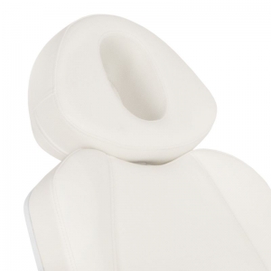 Fotel kosmetyczny elektr. Azzurro 869A obrotowy 4 siln. biały (114876)