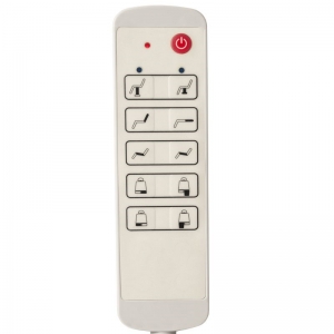 Fotel kosmetyczny elektr. Azzurro 869AS pedi obrotowy 5 siln. biały (114877)