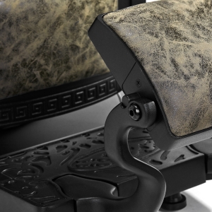 Gabbiano fotel barberski President Old Leather Zielony (148104)