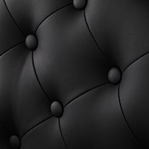 Gabbiano Fotel barberski Niccolo czarny z czarną ramą (153417)