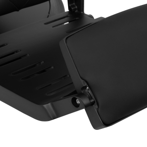 Gabbiano Fotel barberski Francesco czarny z czarną ramą (153411)