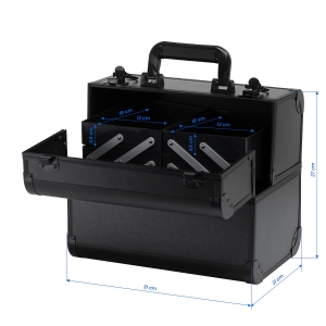 Kuferek kosmetyczny SC 40 czarny (151887)