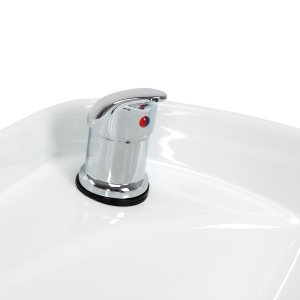 Gabbiano Myjnia fryzjerska Sylvia z elektrycznym podnóżkiem beżowa (153419)