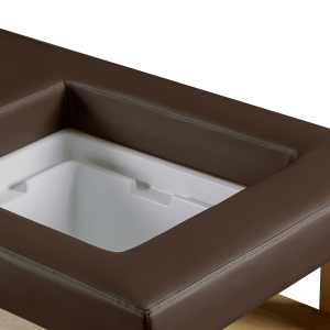 Gabbiano Leżanka Myjnia Head Spa Bali brązowa (154392)