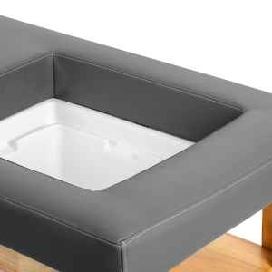 Gabbiano Leżanka Myjnia Head Spa Bali szara  (154394)