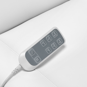 Elektryczny fotel kosmetyczny SILLON CLASSIC 3 silniki z podgrzewaniem biały  (148287)