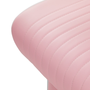 Gabbiano fotel barberski Visionerio różowy chrom rama  (155269)