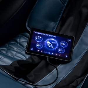 Fotel masujący Sakura Maximus 809 3D szaro niebieski (154187)