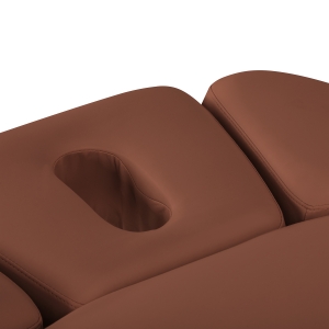 Leżanka SPA Sillon Relax brązowa z czarną podstawą (156149)