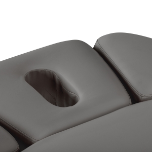 Leżanka SPA Sillon Relax szara z jasnobrązową podstawą (156153)