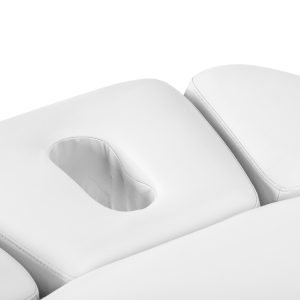 Leżanka SPA Sillon Relax biała z jasnobrązową podstawą (156155)