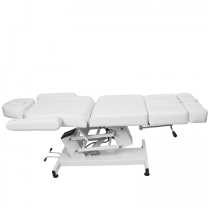 Fotel kosmetyczny elektr. Azzurro 706 pedi 1 siln. biały (109099)