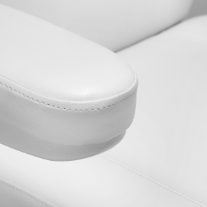 Elektryczny fotel kosmetyczny SILLON CLASSIC 3 silniki biały  (148285)