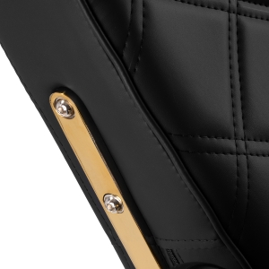 Gabbiano fotel barberski Leonardo złoto czarny (148992)